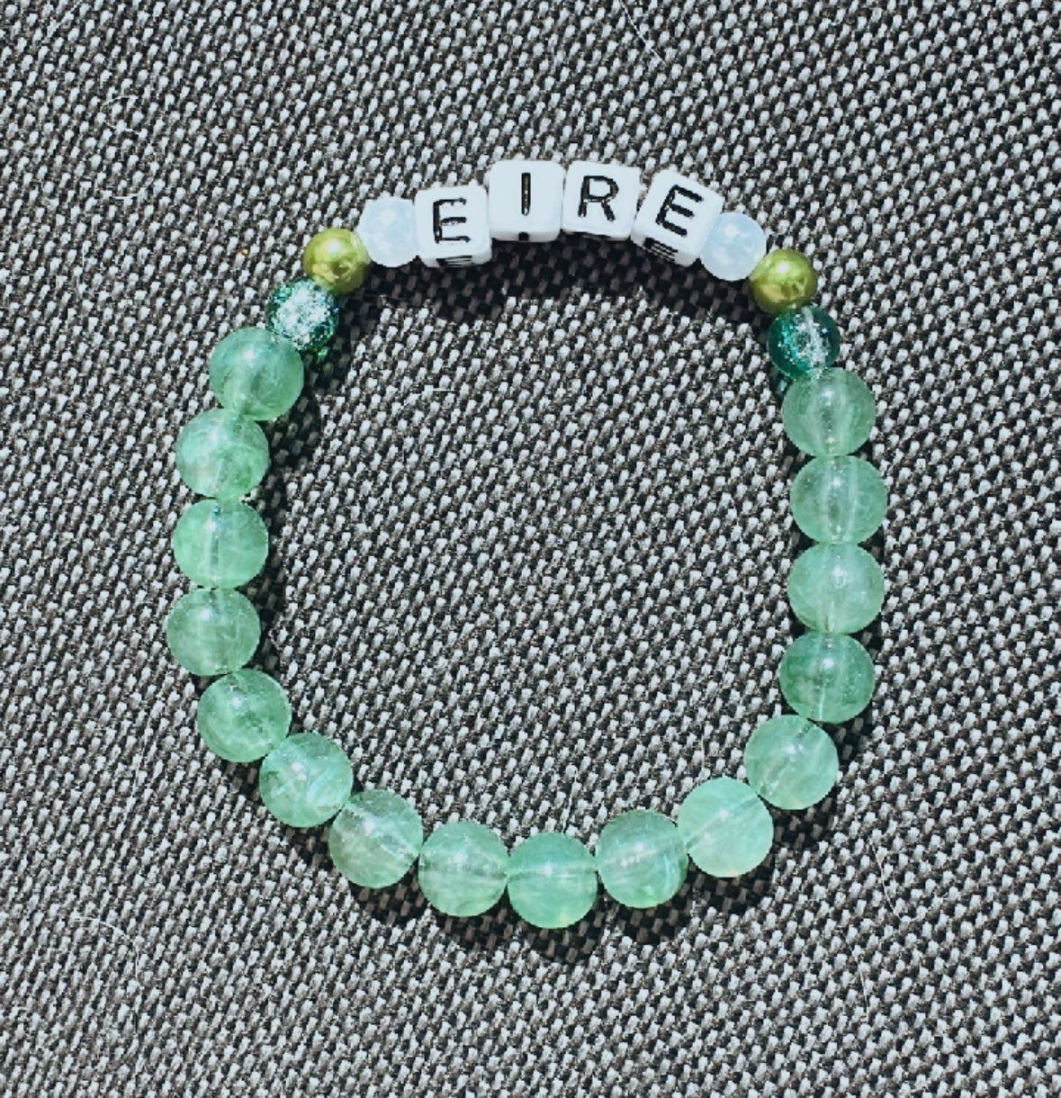 A.2 Green Éire Bracelet / Grünes Irland Armband