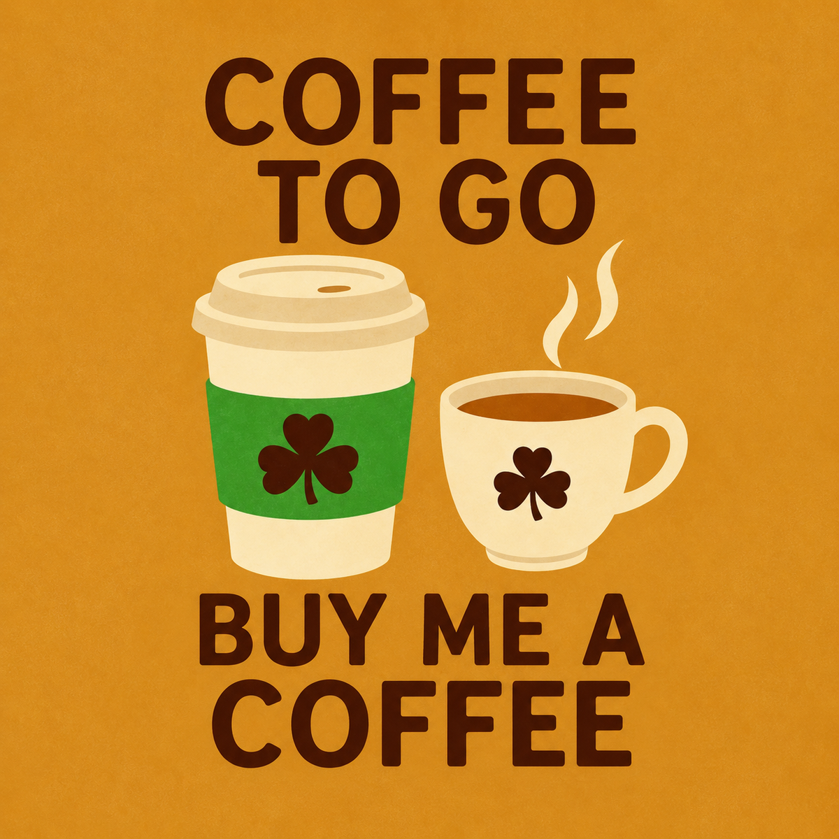 Buy me a Coffee / Irish tea to go!