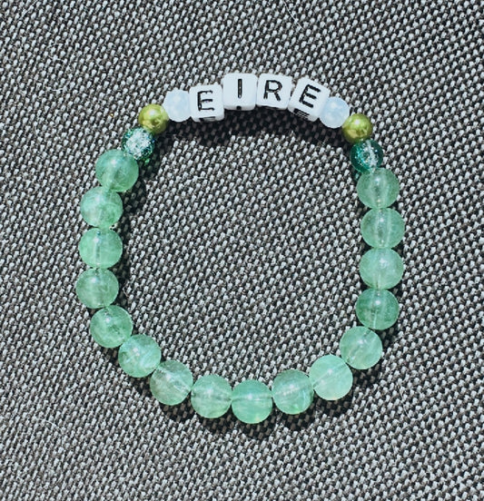 A.2 Green Éire Bracelet / Grünes Irland Armband