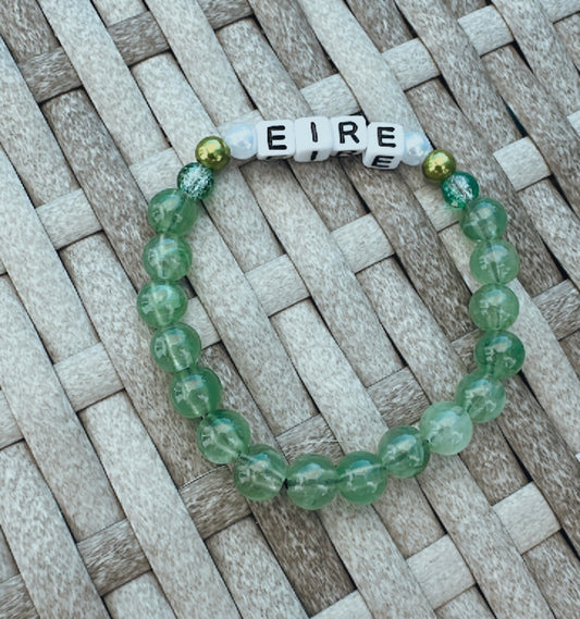 A.2 Green Éire Bracelet / Grünes Irland Armband