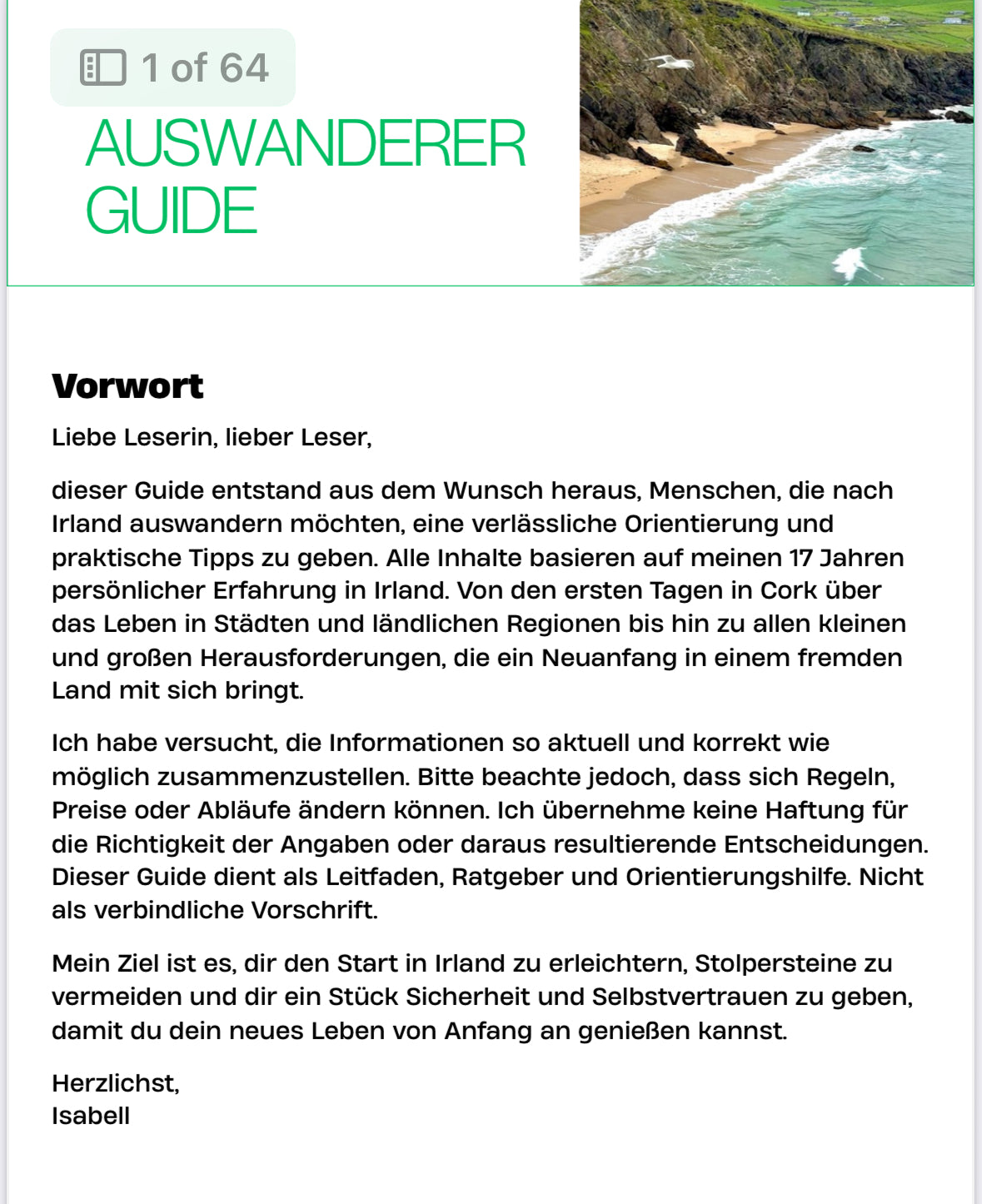 Auswanderer Guide Irland